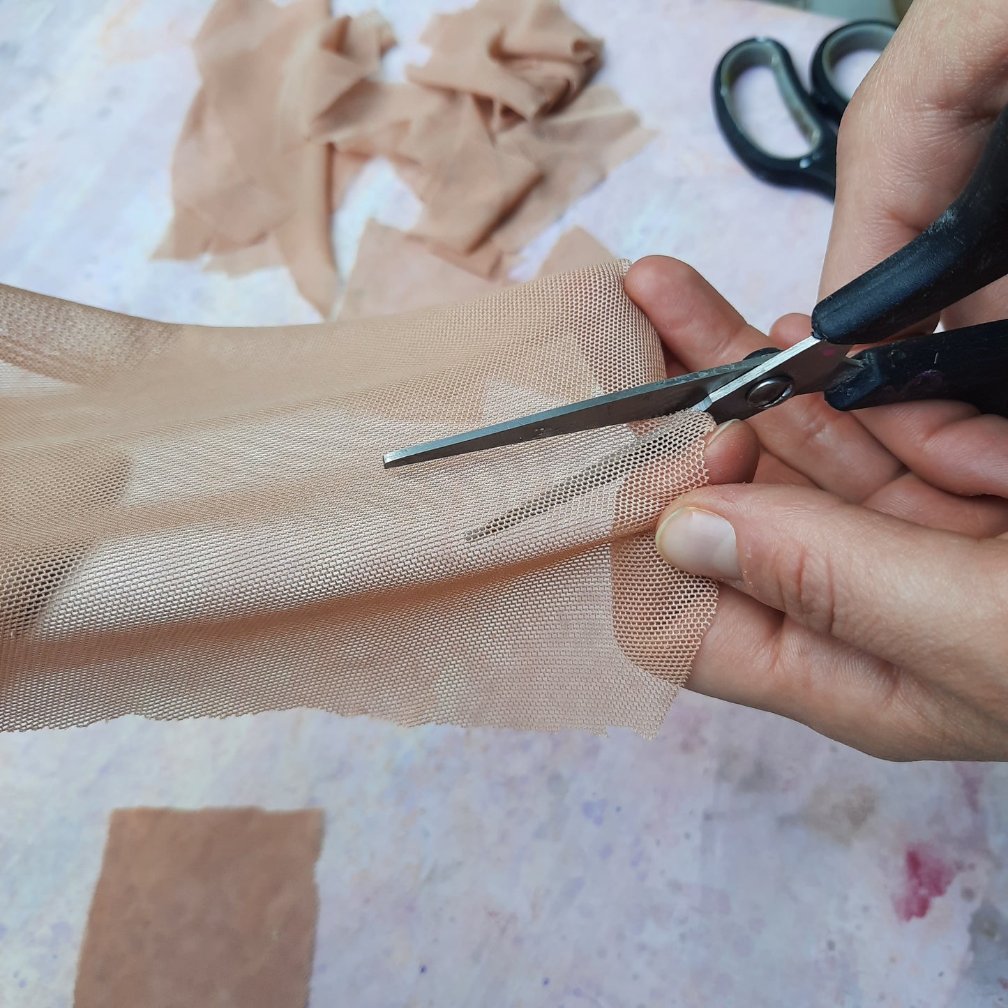 Tessuto Elastico colore CARNE