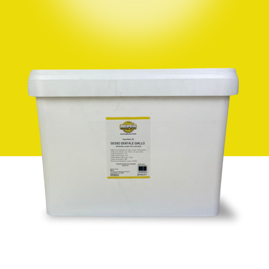 Gesso giallo dentale extraduro classe III