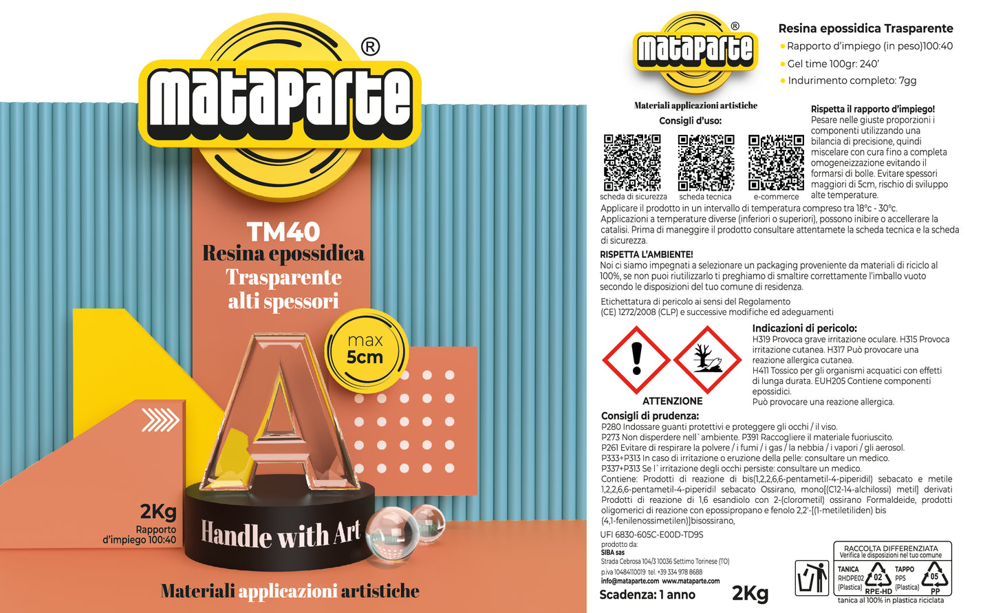 TM40 Epossidica Alti Spessori 5cm