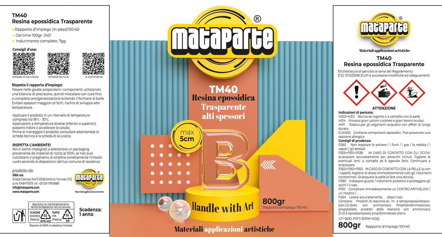 TM40 Epossidica Alti Spessori 5cm