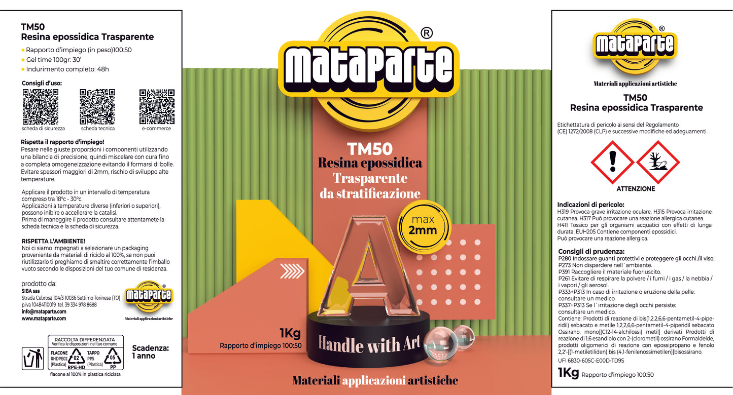 TM50 Epossidica da stratificazione 2mm