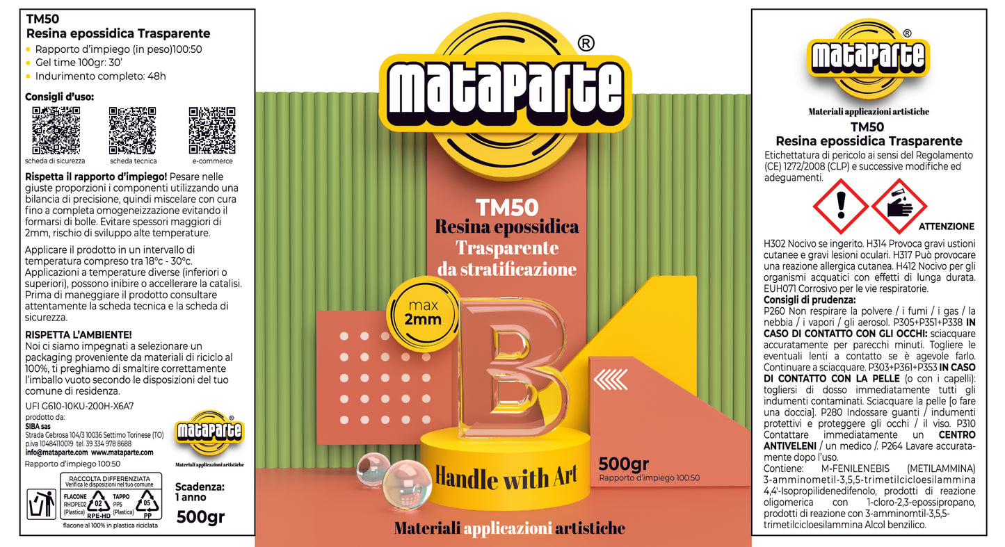 TM50 Epossidica da stratificazione 2mm
