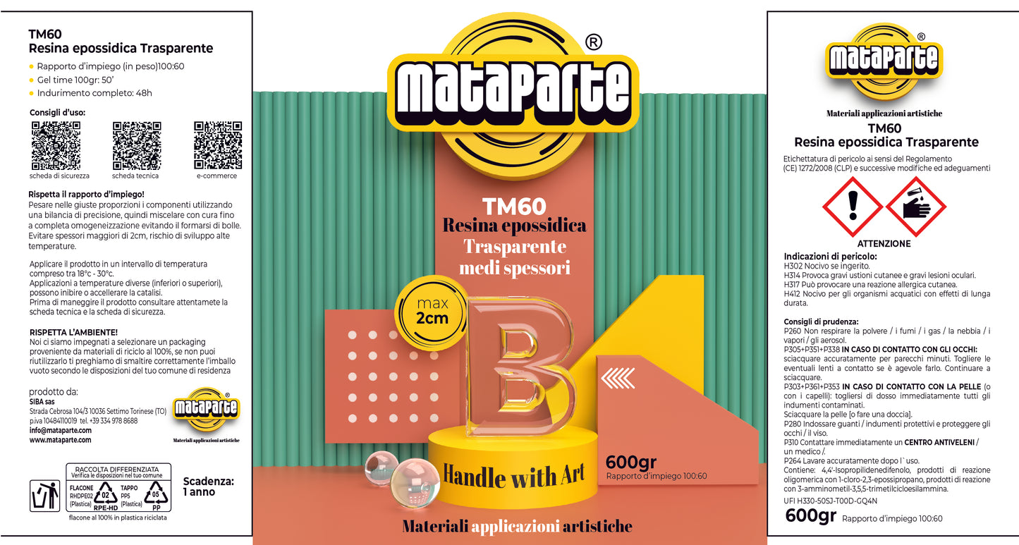 TM60 Epossidica da colata 2cm