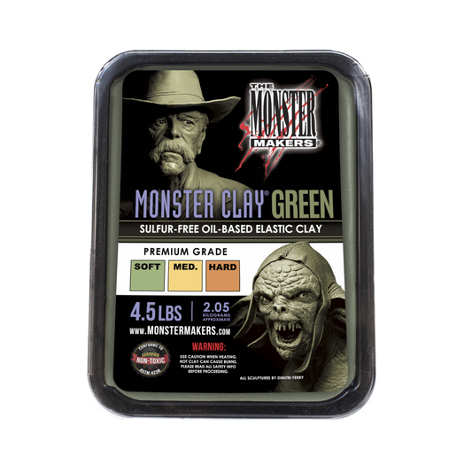 Monster Clay® Green durezza MEDIUM formato da kg 2,05 (4,5 lbs)